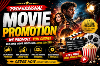 promote and boost your movie to reach real movie viewers