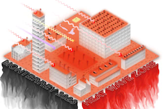 create urban and architecture diagrams for presentations