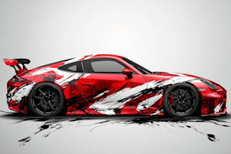 vehicle wrap car wrap van truck wrap design