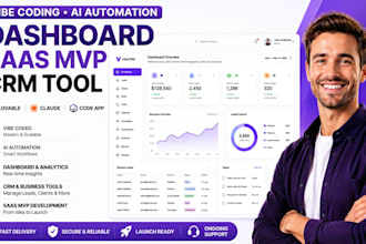 vibe coding ai automation dashboard saas mvp crm tool lovable claude code app