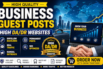 build powerful business backlinks with premium business guest post