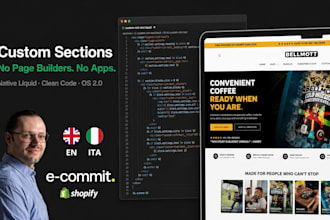 fix or add a custom shopify section in native liquid