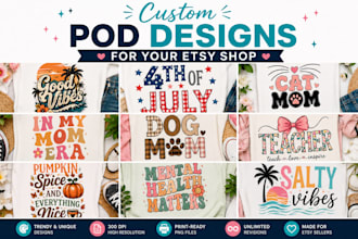 create print on demand designs for your etsy shop