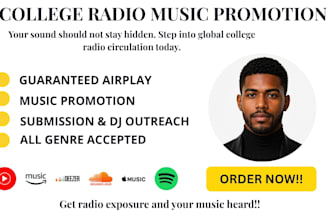 plug your music to 30 brazil college radio stations djs for airplay