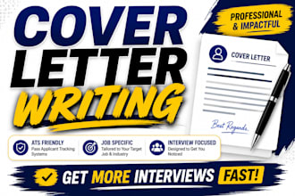 write a professional ats cover letter tailored to your job application