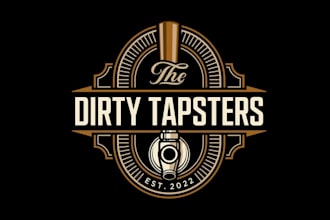 design best bartenders drinks brand logo