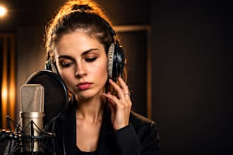 sing christian gospel worship praise songs as a female singer and pop vocalist