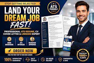write a professional ats resume, CV, cover letter