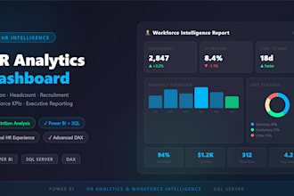 create professional HR analytics dashboards