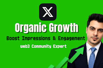 grow your crypto or nfts x twitter account organically