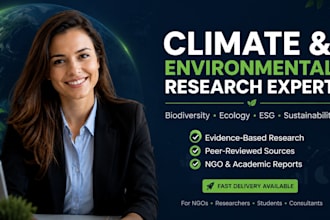 do biodiversity, climate change and environmental science research