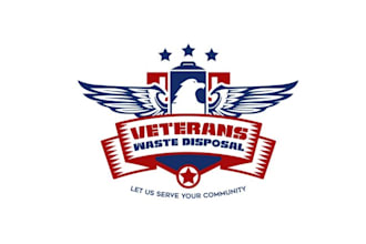 design eye catching veterans waste disposal logo