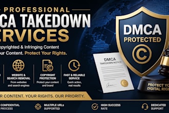 submit dmca takedown notices to remove stolen content