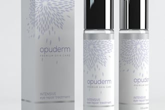 product packaging design and label with modern branding