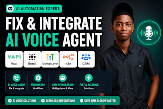 integrate ai voice agent vapi retell gohighlevel CRM n8n automation to business