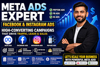 meta ads manager, shopify facebook ads, instagram ads, peptide ads, ads manager