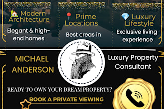 design modern business flyers, posters and marketing designs