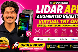 augmented reality app digital twin lidar app for virtual tryon and room scanning