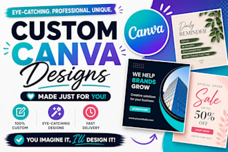 create a canva design based on what you ask