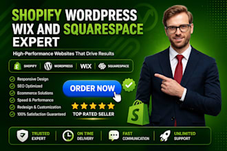 speed up, optimize and fix your squarespace shopify or wix site expertly