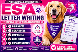 provide esa documentation soap esa birp dap girps and progress notes