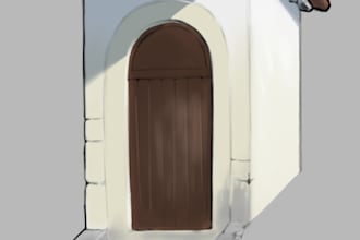 draw semi realistic objects or buildings