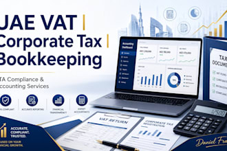handle uae bookkeeping, vat filing and corporate tax registration