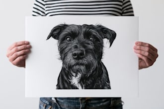custom royal pet portrait cat portrait, dog portrait