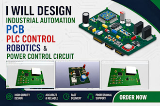 design industrial automation pcb plc control robotics and power control circuit
