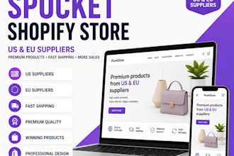 build, create shopify dropshipping store via spocket dsers cjdropship zendrop