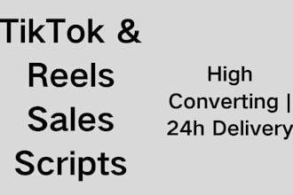 write viral tiktok dropshipping short video sales scripts