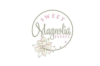 design classic wedding events venue brand logo