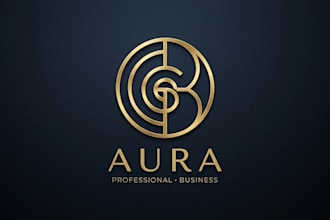 design a modern golden ratio logo for luxury, business, and professional brands