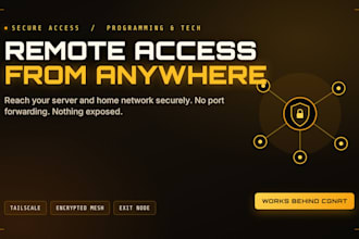 setup secure remote access to your computer with tailscale