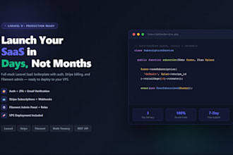 build your laravel saas application with auth, subscription, and admin panel