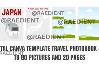 make a template for your travel photobook in canva