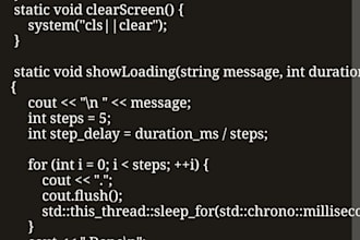 do c programming oop and database assignments