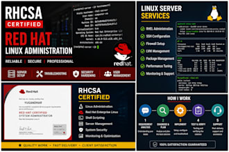 provide red hat linux system administration and support