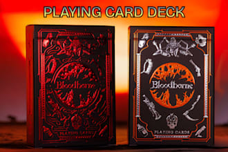 design playing card deck, mtg, tcg, tarot, poker card design, card game