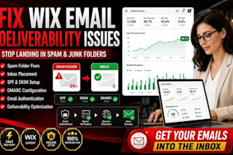 fix wix email marketing deliverability spam inbox junk folder placement issues