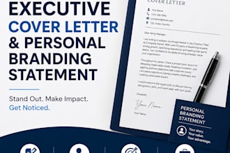 write a powerful executive cover letter and personal branding statement