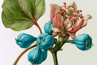do a botanical illustration