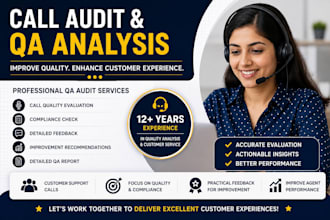audit calls and provide feedback