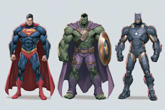 do a superhero comic