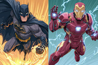 do a superhero comic