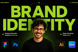 design brand identity and visual assets for your brand