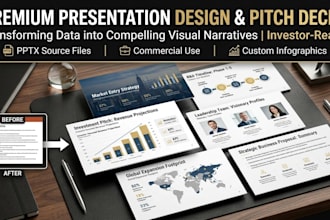 design premium corporate powerpoint presentations