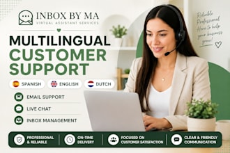 be your multilingual customer support VA