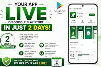 publish app on google play store in 2 days