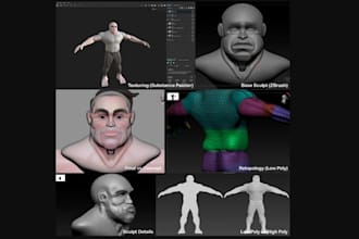 clean ai meshes, photogrammetry scans and create optimized game ready topology
